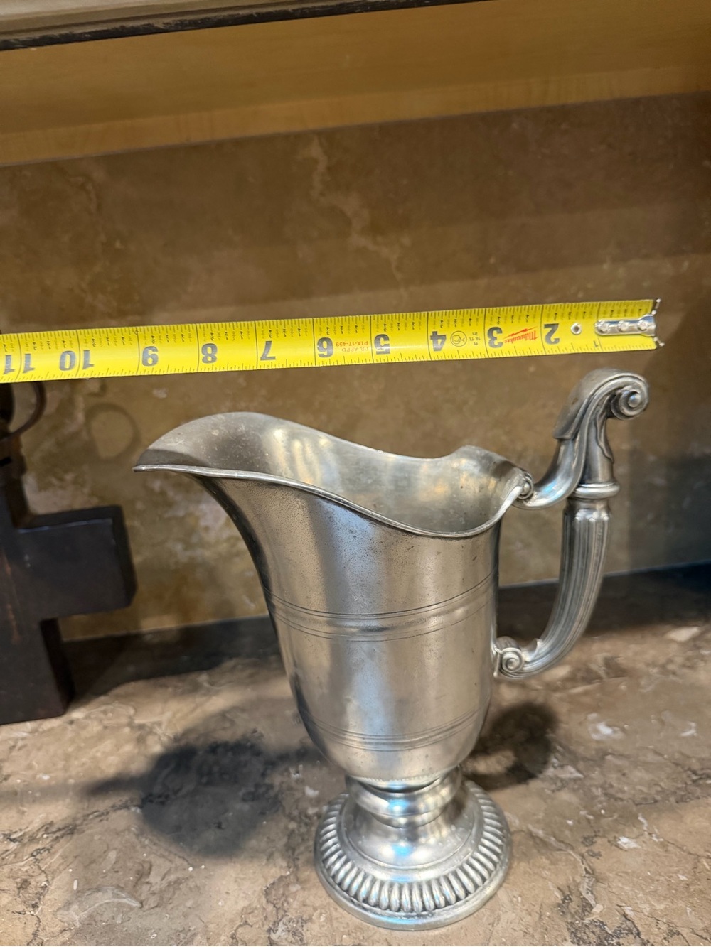Arte Italica Peltro Romana Pitcher - Picture 3 of 12